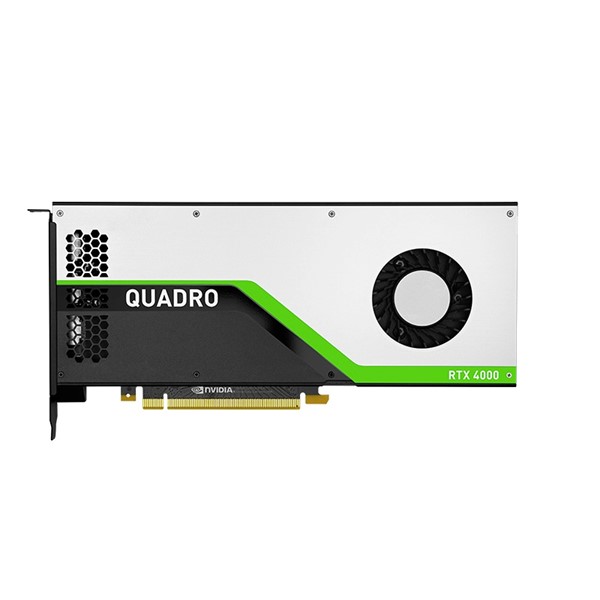 resimler/genel/PNY RTX4000 8GB VCQRTX4000-PB GDDR6 256bit 3X DP PCIe 16X v3.0