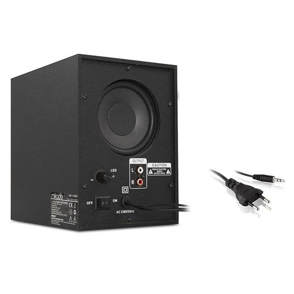 resimler/genel/MIKADO MD-1700BT 2+1 Bluetooth+USB-SD-FM Siyah 16w Uzaktan Kumandalı Hoparlör