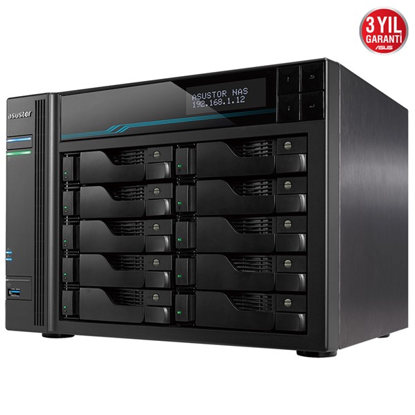 resimler/genel/ASUSTOR AS6510T-8GB ATOM C3538 8GB RAM-10-diskli Nas Server (Disksiz)
