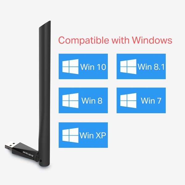 resimler/genel/MERCUSYS MU6H AC650 Dual Band USB 3.0 Kablosuz Adaptör
