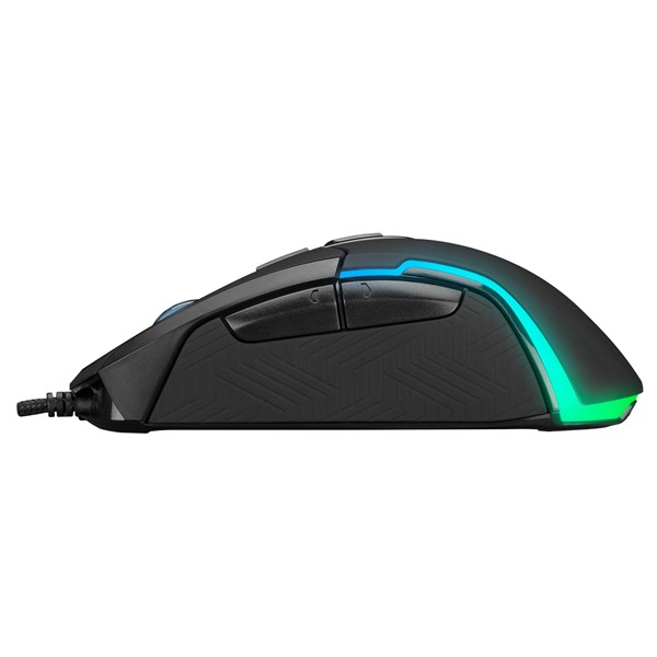 resimler/genel/Rampage SMX-R68 FALCON-X Usb Siyah 6400 dpi RGB Ledli Gaming Oyuncu Mouse