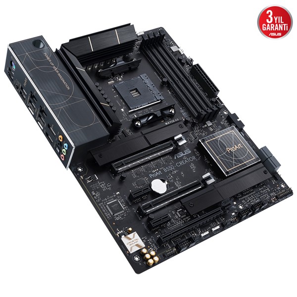 resimler/genel/ASUS PROART B550-CREATOR DDR4 M2 PCIe NVME HDMI-Thunderbolt PCIe 16X v4.0 AM4 ATX