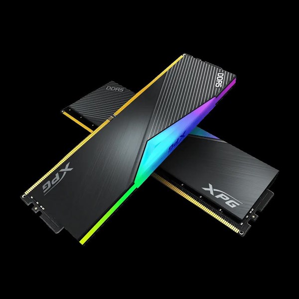 resimler/genel/XPG 32GB (2X 16GB) DDR5 6000MHZ CL30 RGB DUAL KIT PC RAM LANCER AX5U6000C3016G-DCLARBK