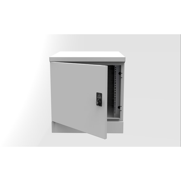 resimler/genel/AGER 9U 600x600mm IP66 Dış Ortam Duvar Tipi Kabinet AG-OB09U6060B2-D-A-M1 Basic