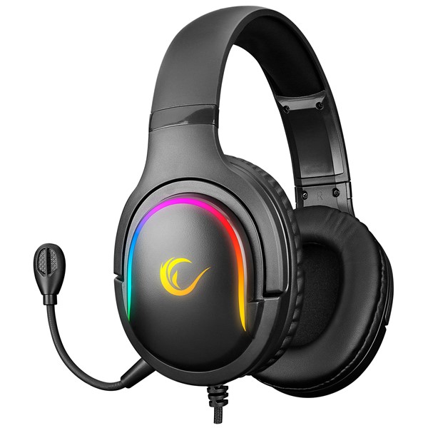 resimler/genel/Rampage Miracle X6 Siyah RGB Led USB ve 3.5mm Mikrofonlu Oyuncu Kulaklığı