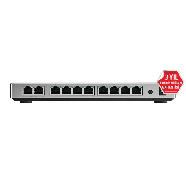 resimler/genel/ASUS 10port XG-U2008 GIGABIT 2-SFP 10GBE Yönetilemez Switch Masaüstü