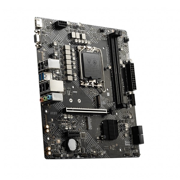 resimler/genel/MSI PRO H610M-B DDR4 M2 PCIe NVME HDMI PCIe 16X v4.0 1700p mATX
