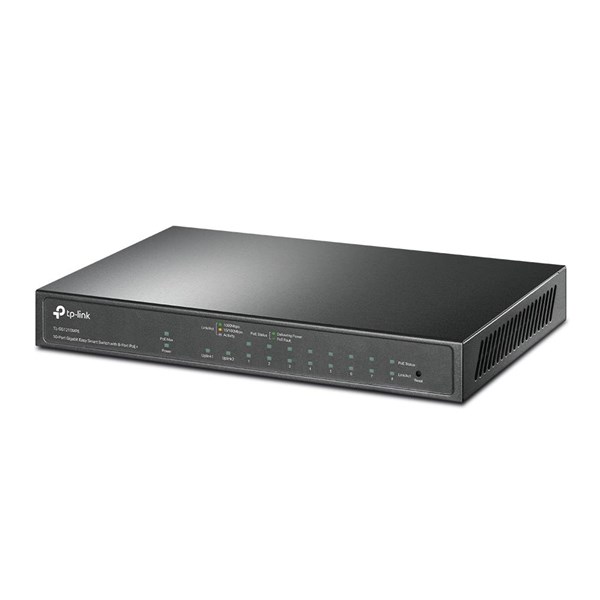 resimler/genel/TP-LINK 8port TL-SG1210MPE Gigabit 1-SFP 123w Full PoE Yönetilebilir Switch