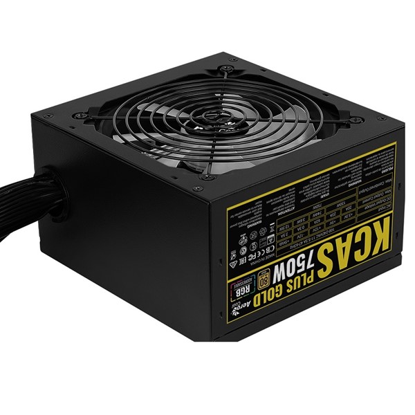 resimler/genel/AEROCOOL 750W 80+ GOLD KCAS PLUS AE-KCASP750RGB 12cm RGB Fanlı Power Supply