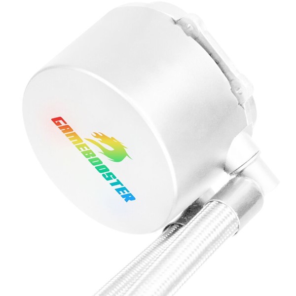 resimler/genel/GAMEBOOSTER 240mm TITAN GB-LCS-SC240-W Rainbow Sıvı Soğutmalı AM5-1700p İşlemci Fanı	 Beyaz