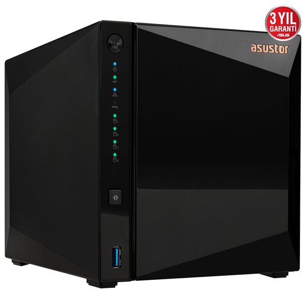 resimler/genel/ASUSTOR AS3304T REALTEK QC 2 GB RAM- 4-diskli Nas Server (Disksiz)
