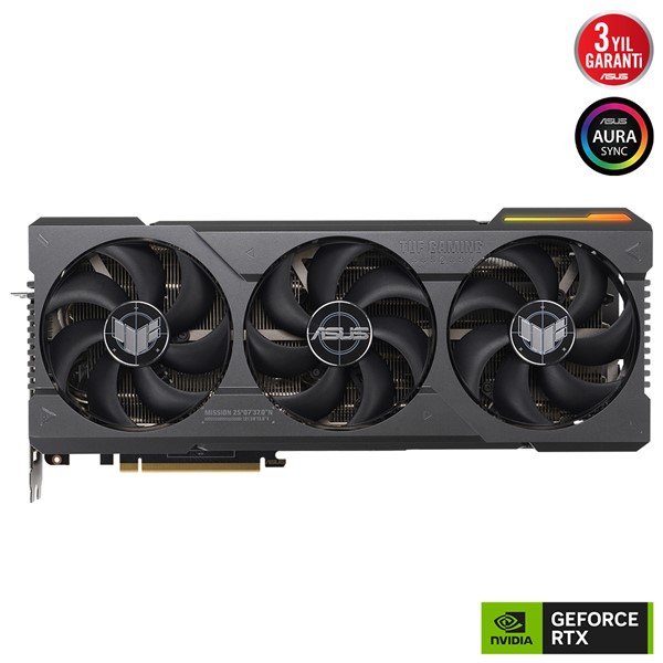 resimler/genel/ASUS RTX4090 24GB TUF-RTX4090-O24G GDDR6X 384bit HDMI DP PCIe 16X v4.0