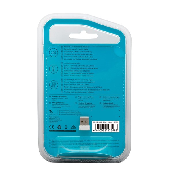 resimler/genel/Rapoo M10 Plus 1000Dpı Kablosuz Mouse Siyah