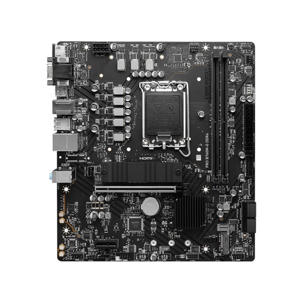 resimler/genel/Msı Mb Pro B760m-G Ddr4 Soket 1700 Ddr4 5333Mhz(Oc) Pcı-E Gen4 2X M.2 Usb3.2 Dp Hdmı 1X2.5G Lan Matx