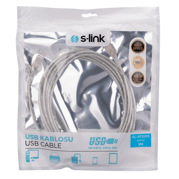 resimler/genel/S-link SL-AF2005 Usb2.0 5m Şeffaf Uzatma Kablo
