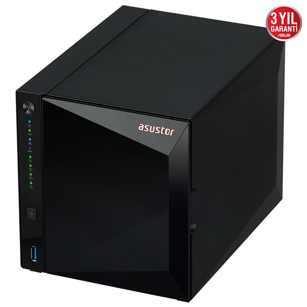 resimler/genel/ASUSTOR AS3304T REALTEK QC 2 GB RAM- 4-diskli Nas Server (Disksiz)