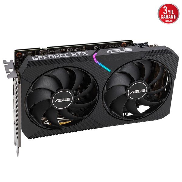 resimler/genel/ASUS RTX3060 8GB DUAL RTX3060-O8G GDDR6 192bit HDMI DP PCIe 16X v4.0