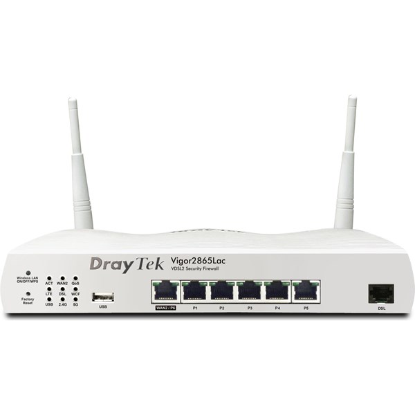 resimler/genel/Draytek Vigor 2865Lac AC1300 4G-LTE VDSL2/35b Dual WAN Security VPN Router