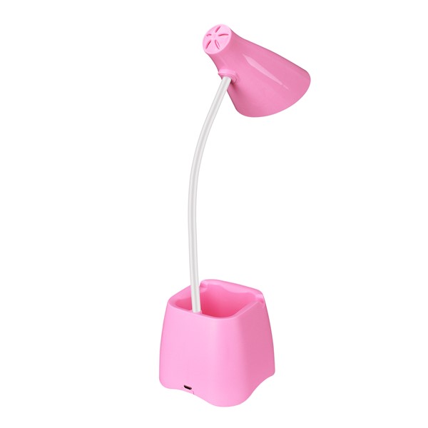 resimler/genel/S-link SL-M9052 Pembe 14 Ledli 3V 500mAh Kalemlikli Masa Lambası