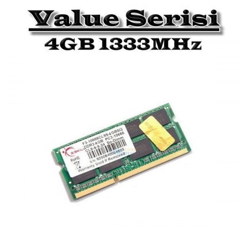 resimler/genel/GSKILL 4GB DDR3 1333MHZ CL9 NOTEBOOK RAM VALUE F3-10666CL9S-4GBSQ