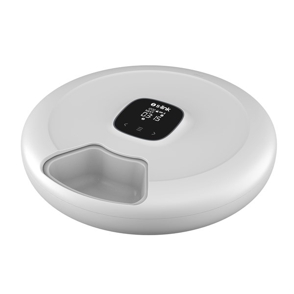 S-LINK SL-24 Otomatik Yem Kabı 6'sı 1 Arada Islak ve Kuru 170ml Porsiyon Kontrollu Kedi Köpek Besleyici Wifi TUYA Destek
