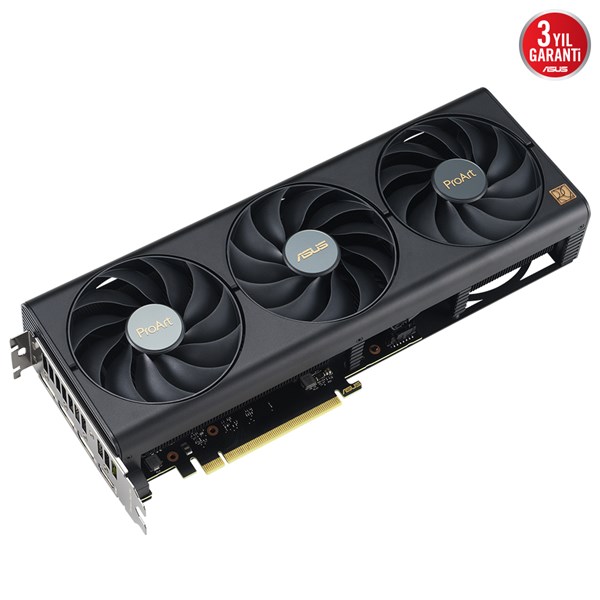 resimler/genel/ASUS RTX4060TI 16GB PROART RTX4060TI-O16G GDDR6 128bit HDMI DP PCIe 16X v4.0	