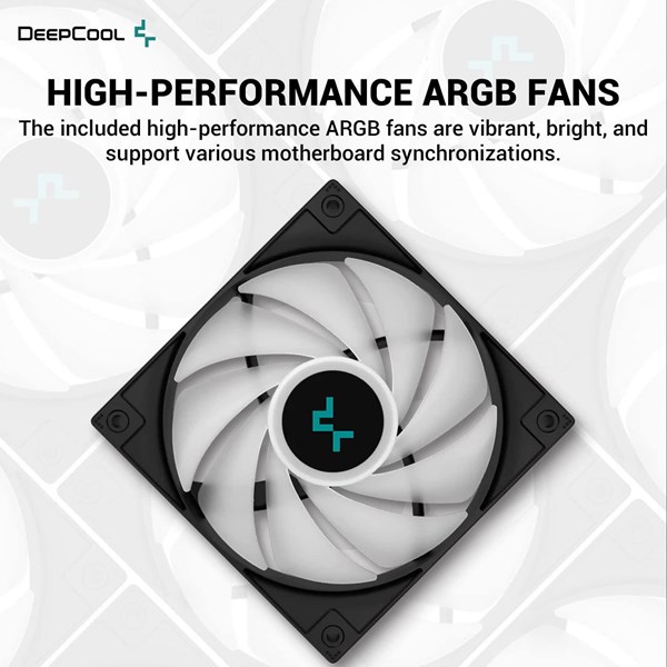 resimler/genel/DEEPCOOL 240MM LE520 ARGB AM5-1700P SIVI SOĞUTMALI İŞLEMCİ FANI