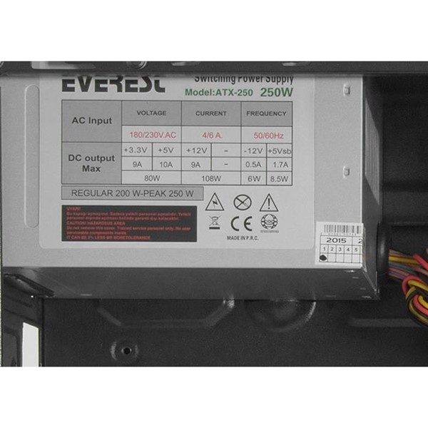 resimler/genel/EVEREST 250W PEAK 723A Standart Mid-Tower PC Kasası