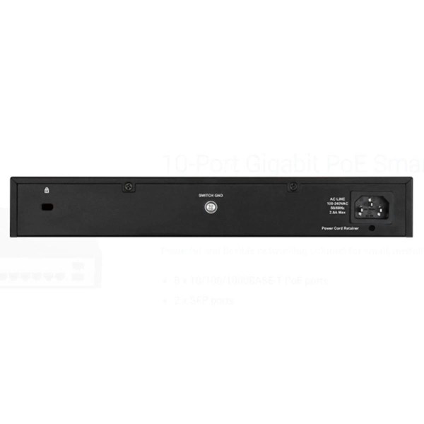 D-LINK 10port 96w 8port PoE DGS-F1100-10PS-E/E GIGABIT 2X SFP Yönetilemez Switch
