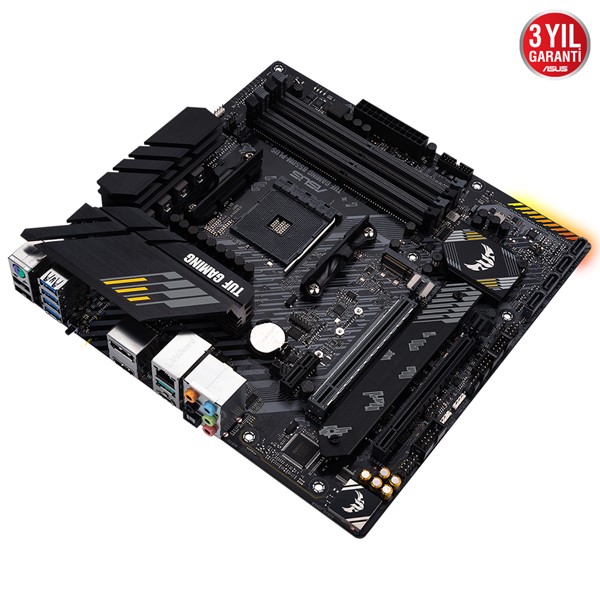 resimler/genel/ASUS TUF B550M-PLUS GAMING DDR4 HDMI DP PCIe 16X v4.0 AM4 mATX
