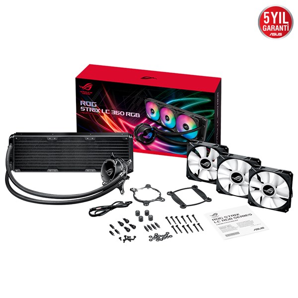 resimler/genel/ASUS 360MM ROG RYUJIN III 360 ARGB AM5-1700P SIVI SOĞUTMALI İŞLEMCİ FANI