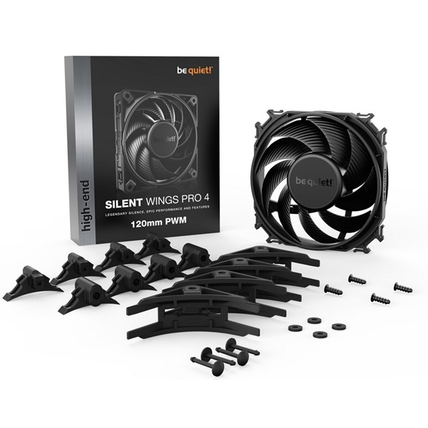 resimler/genel/Be Quiet! Silent Wings 4 140Mm Pwm 2500 Rpm  Premium Kasa Fanı 4-Pin - Bl097