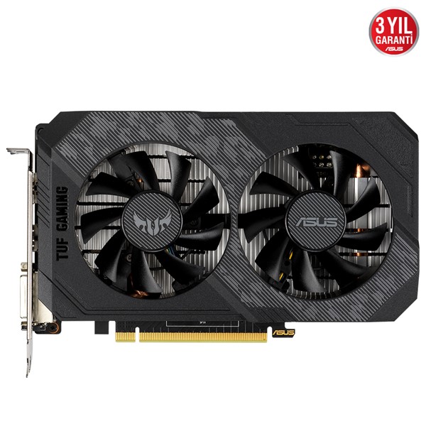 resimler/genel/ASUS GTX1650 4GB TUF GTX1650-4GD6-P-GAMING GDDR6 128bit HDMI DVI DP PCIe 16X v3.0