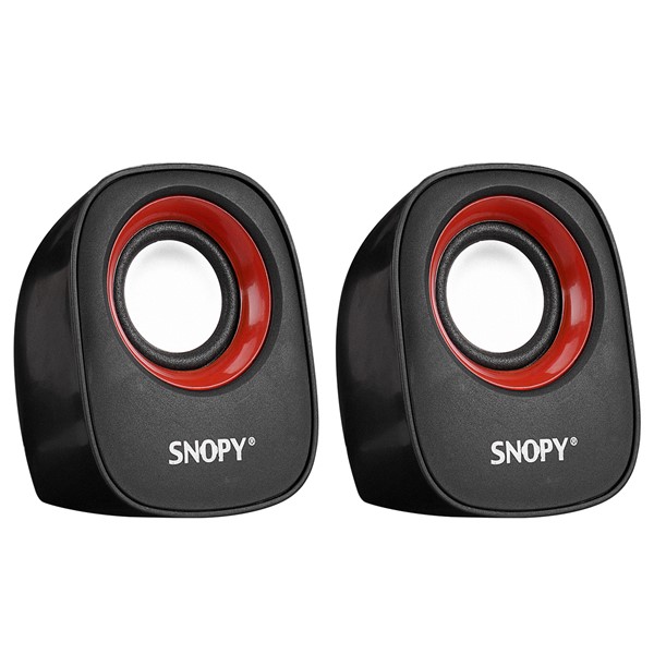 resimler/genel/Snopy SN-120 2.0 Siyah/Kırmızı USB Speaker