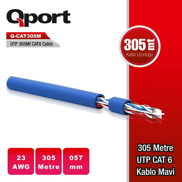 resimler/genel/QPORT CAT6 Utp 23AWG Mavi 305m Kablo Q-CAT6M