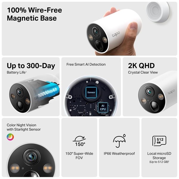resimler/genel/TP-LINK 4MP TAPO C425 BATARYALI KABLOSUZ BULLET IP GÜVENLİK KAMERA 2-li paket