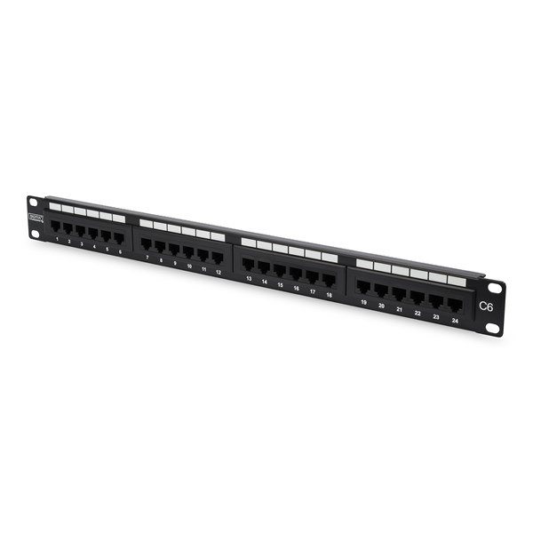 resimler/genel/DIGITUS 1U 24port Cat6 Utp Bakır Patch Panel DN-91624U