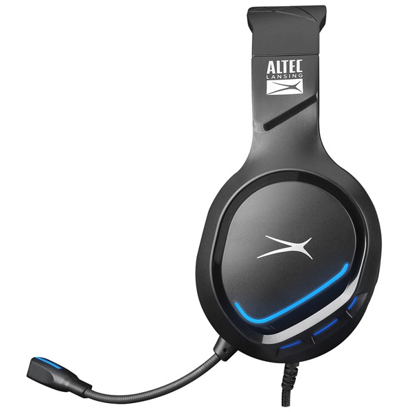 resimler/genel/Altec Lansing ALGH9603 Siyah PS4/XBOX/Mobil Uyumlu USB 3.5mm Mavi Ledli Gaming Mikrofonlu Kulaklık