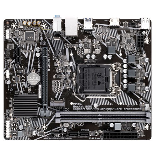 GIGABYTE H470M-K (H410-H510 Yerine) DDR4 HDMI PCIe 16X v3.0 1200p v2 mATX
