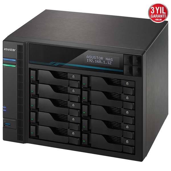 resimler/genel/ASUSTOR AS6510T-8GB ATOM C3538 8GB RAM-10-diskli Nas Server (Disksiz)