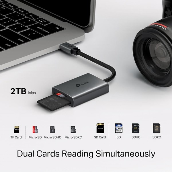 resimler/genel/TP-LINK UA430C USB Type-C'den SD ve microSD 3.0 Kart Okuyucu
