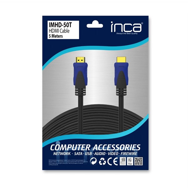 resimler/genel/INCA IMHD-50T 5metre HDMI Görüntü Kablosu 3D Gold 1.4v 4K