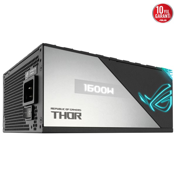 resimler/genel/ASUS 1600W 80+ TITANIUM ROG THOR 1600T PCIE 5.0 TAM MODÜLER POWER SUPPLY