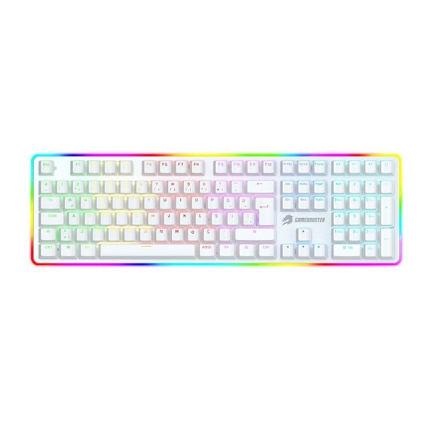 resimler/genel/GameBooster G918 USB Q Trk RGB Mekanik Beyaz Gaming Klavye GB-G918R-WH