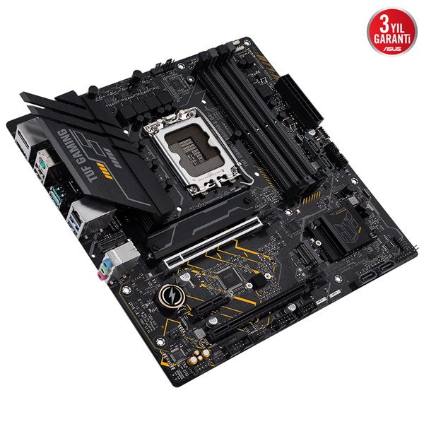 resimler/genel/ASUS TUF B660M-E GAMING D4 DDR4 M2 PCIe NVME HDMI DP PCIe 16X v4.0 1700p mATX