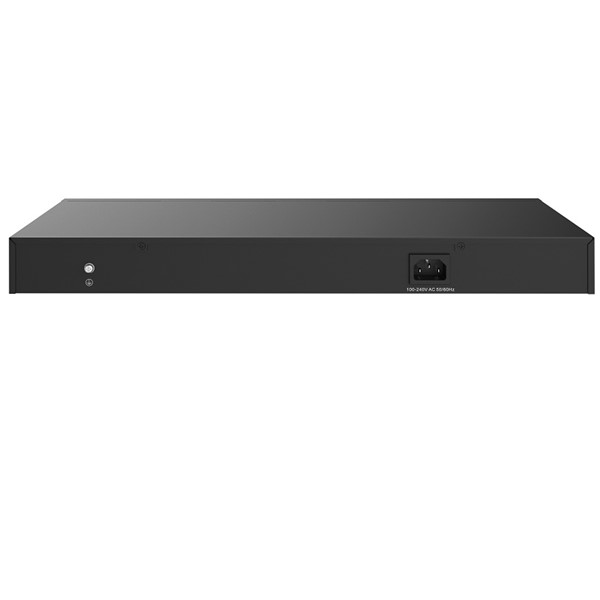 resimler/genel/RUIJIE 24port 180w FULL PoE RG-ES126S-LP 10/100 1X-UPLINK Yönetilemez Switch RackMount