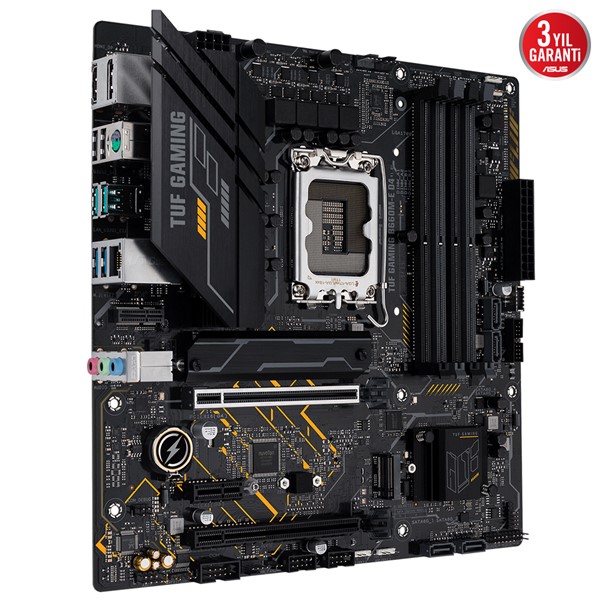 resimler/genel/ASUS TUF B660M-E GAMING D4 DDR4 M2 PCIe NVME HDMI DP PCIe 16X v4.0 1700p mATX