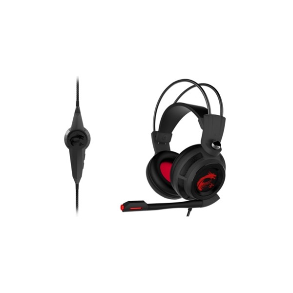 resimler/genel/Msı Gg Ds502 Gamıng Headset 7.1 Cevresel Ses 2X40mm Surucu Kırmızı Dragon Led Aydınlatma Kablo Kumanda Mıkrofon 2M Orgu Kablo Usb Baglantı Oyuncu Kulakustu Kulaklık