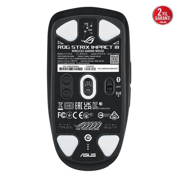 resimler/genel/ASUS ROG STRIX IMPACT III P520 36000dpi KABLOSUZ GAMING MOUSE