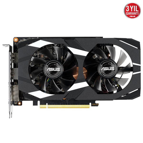 resimler/genel/ASUS GTX1650 4GB DUAL GTX1650-O4GD6-P-V2 GDDR6 128bit HDMI DP PCIe 16X v3.0